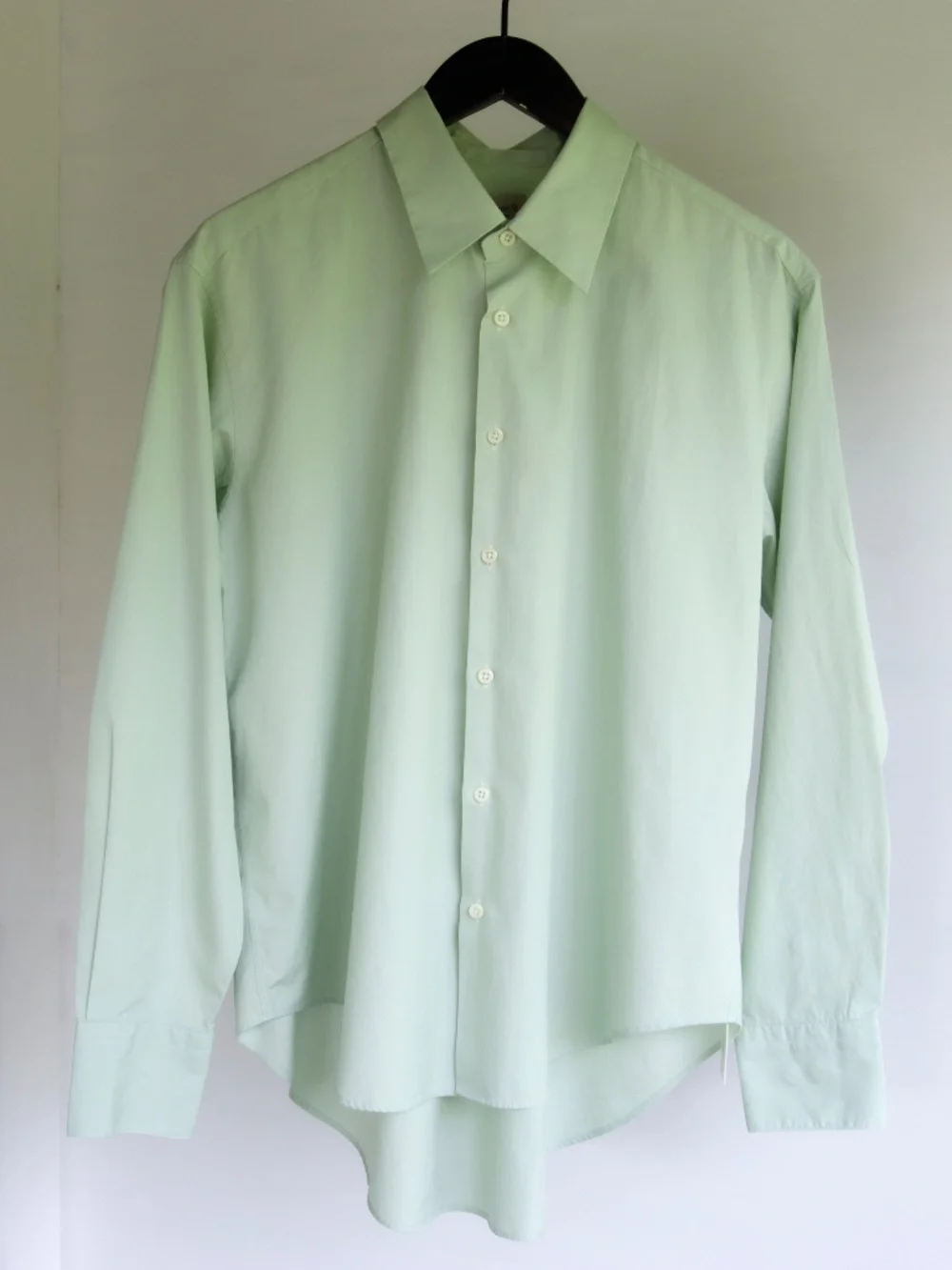 Comme Si La Shirt Classica Sage Poplin Cotton Like New - Picture 2 of 6